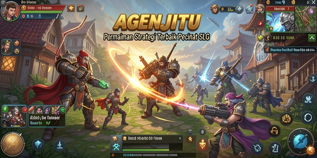 Tampilan gameplay AGENJITU yang menegangkan dan mengasyikkan.