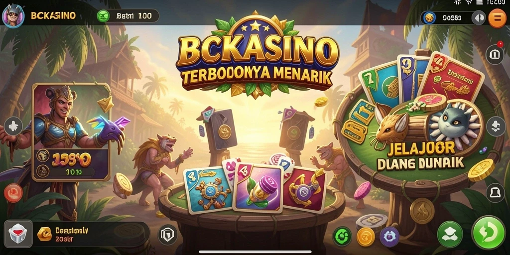 Screenshot gameplay BCKASINO yang menunjukkan keindahan dunia terbuka.