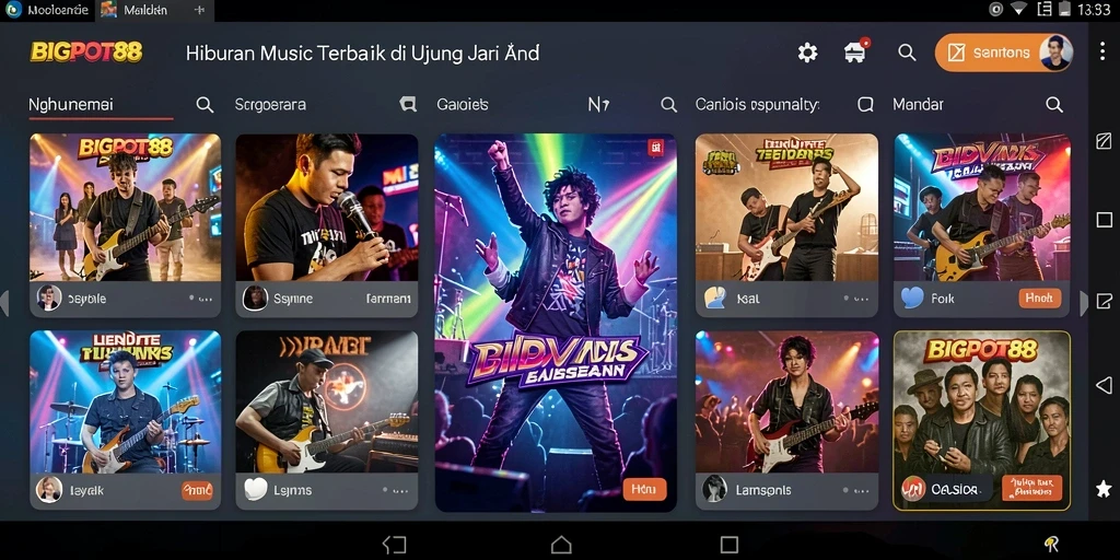 Tampilan gameplay utama BIGPOT88 yang menggugah semangat.