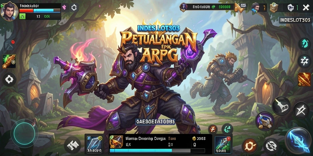 Tampilan seru gameplay ARPG di INDESLOT303 dengan aksi yang mendebarkan.
