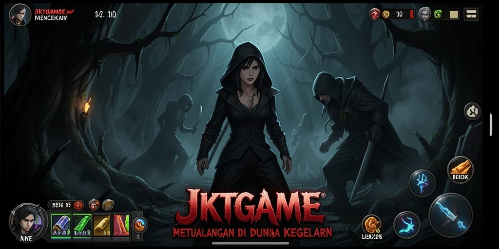 Gameplay mencekam saat mengeksplorasi dunia Horror.