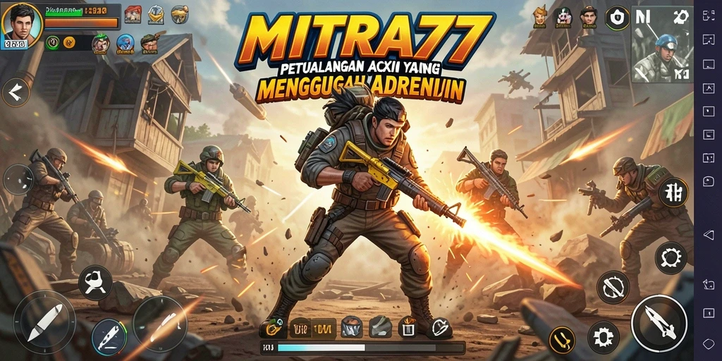 Gameplay seru MITRA77 dengan aksi mendebarkan.
