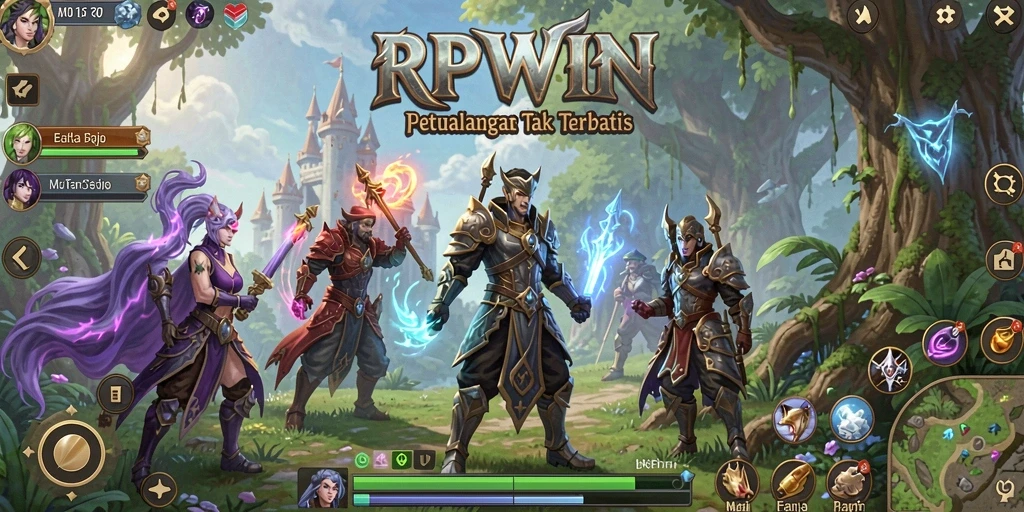 Menampilkan aksi seru dalam gameplay RPG yang menarik.