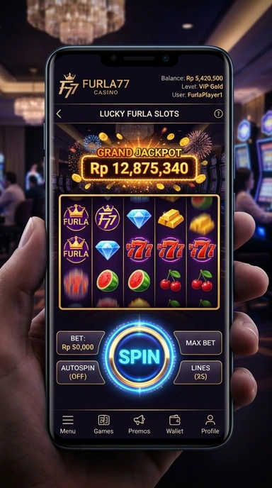 Fitur pencarian yang memudahkan menemukan aplikasi di furla77.